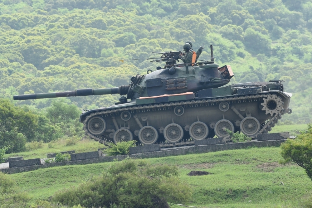 陸軍現有M60A3、CM-11（圖），體重都超過50噸，且最大速度均僅有每小時48km而已。（資料照片／葉信菉攝）