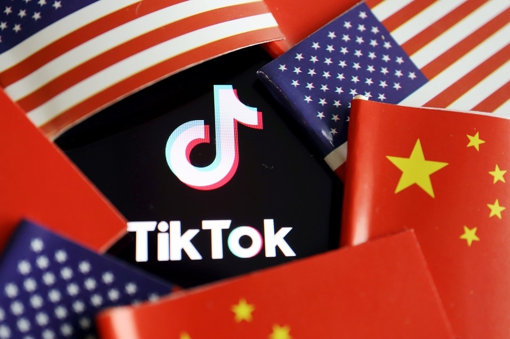 風靡全球的影音社交平台TikTok。（湯森路透）
