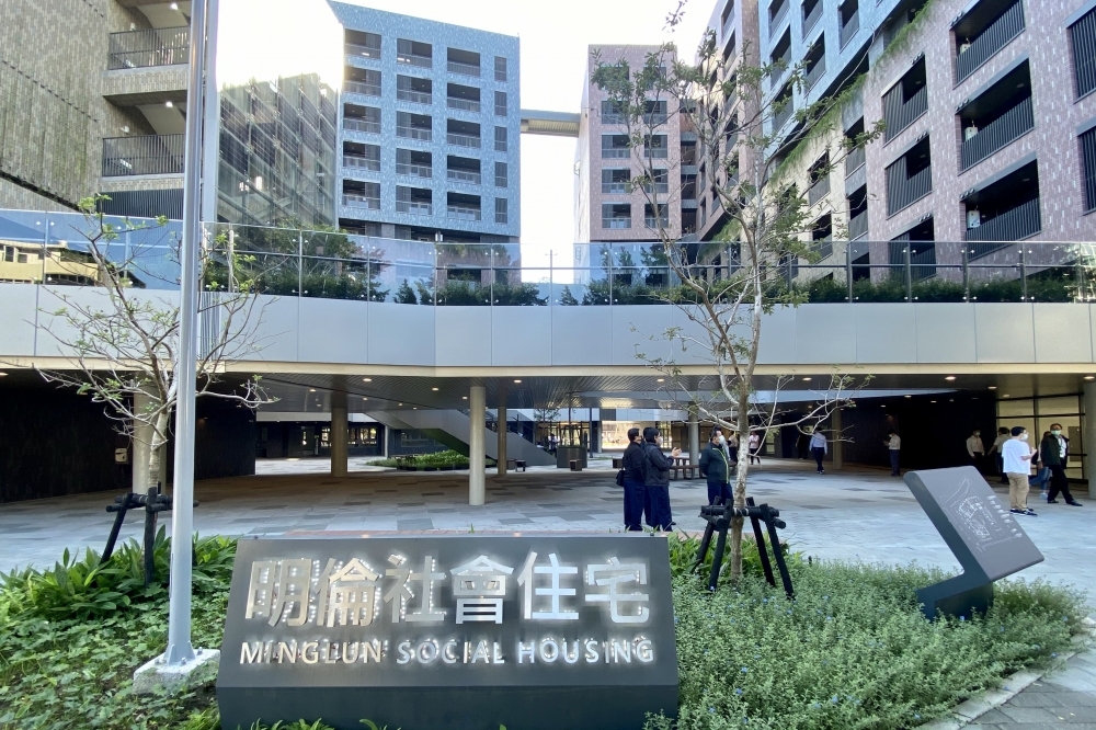 嫌明倫社會住宅貴就不要住台北市，可以，那就別叫社會住宅，建議改叫上流社會住宅。（攝影：張哲偉）