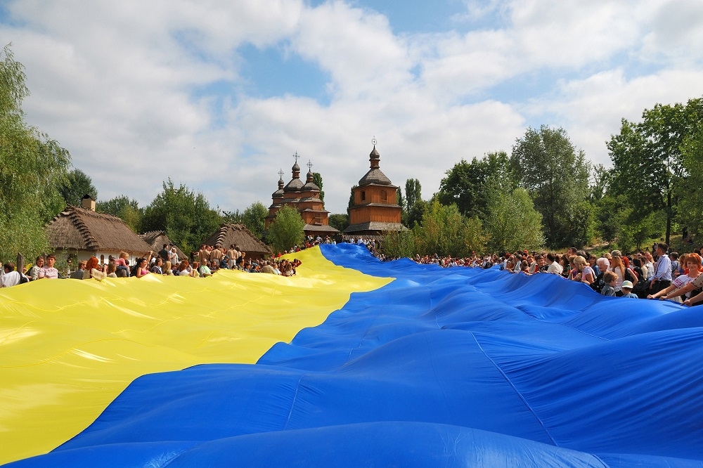 烏克蘭國旗。（取自Pixabay）