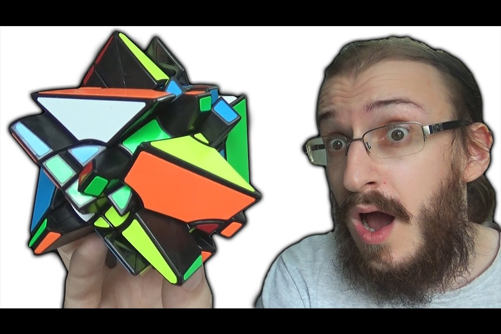 Cristian Leana 是一位喜愛魔術方塊的YouTube創作者  （取自：Domnu' Puzzle - Cristian Leana）