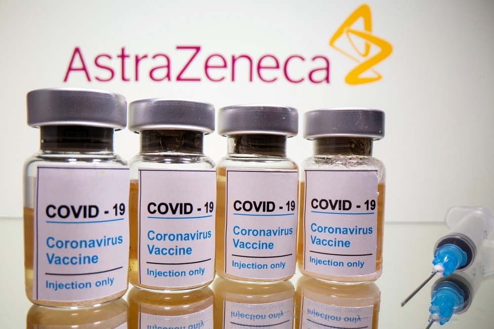 英國牛津大學和AstraZeneca疫苗有最新進展。（湯森路透）