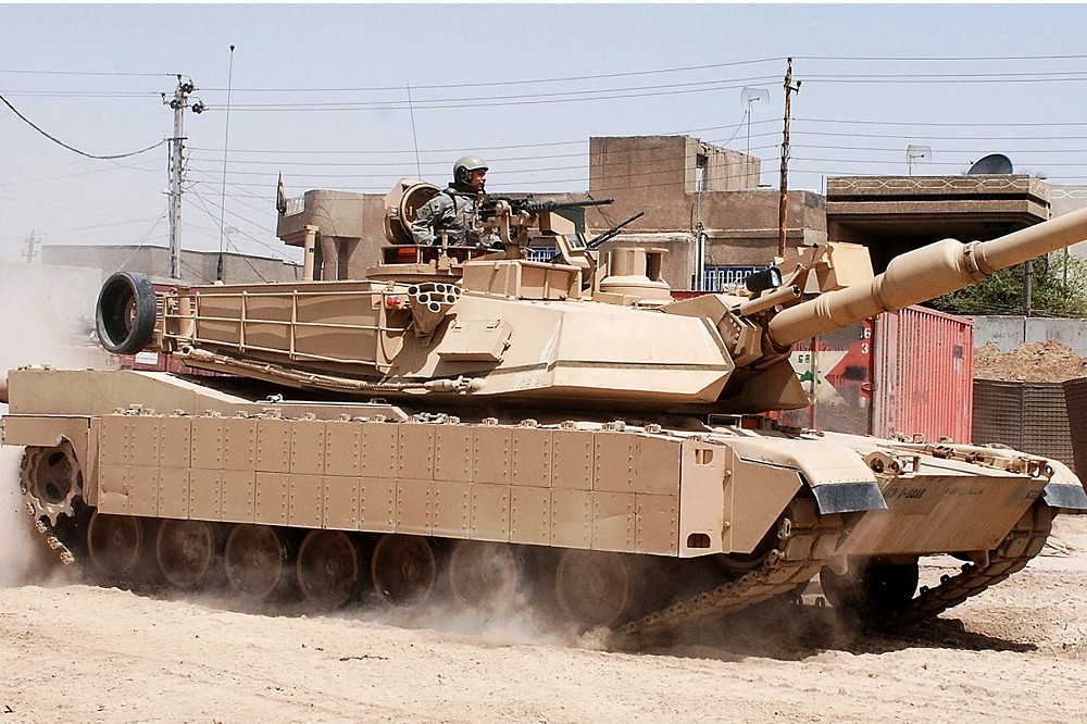 陸軍已向美方採購的M1A2坦克。（維基百科）