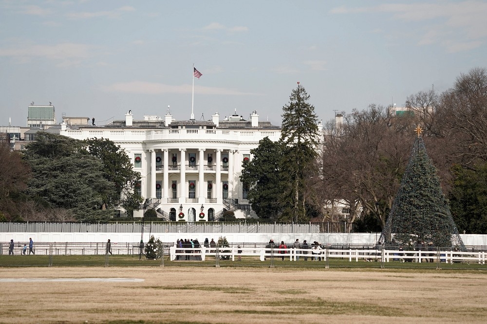美國白宮被川普舉例為聯邦政府建築「被珍惜的地標」。（湯森路透）