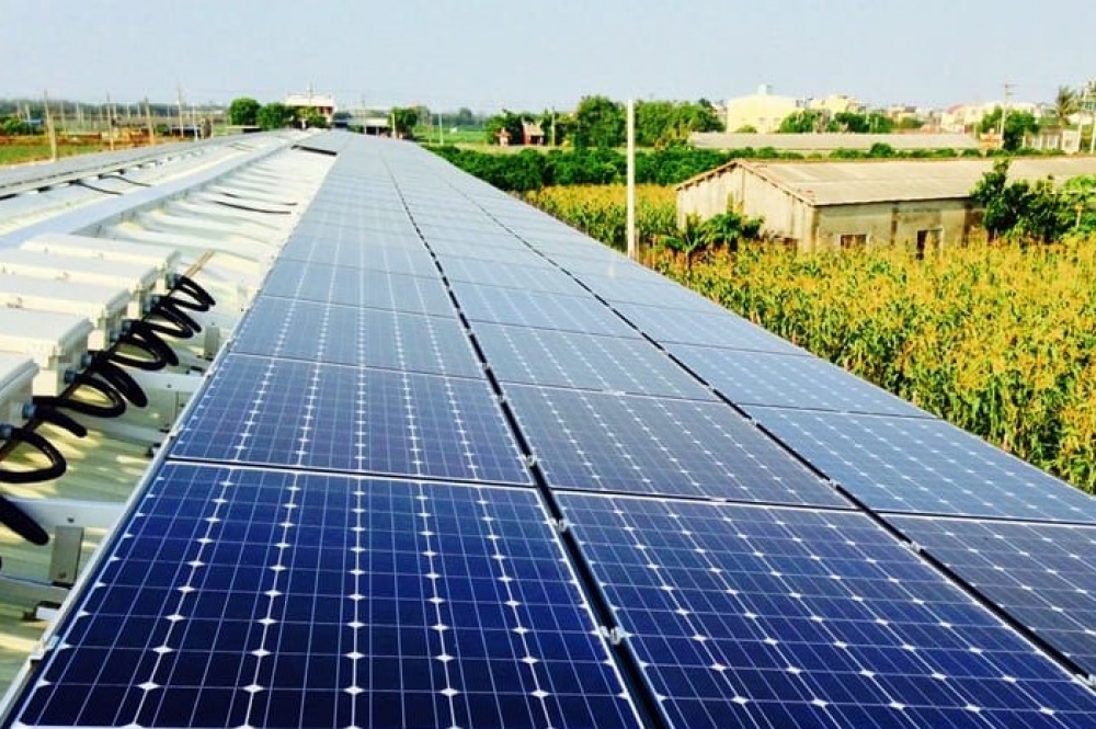 睿禾控股的太陽光電廠。（瓦特先生提供）