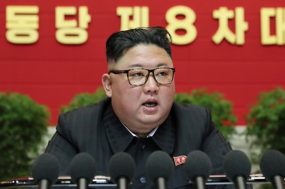 北韓領導人金正恩。（湯森路透）