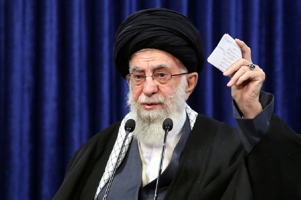 伊朗最高領袖哈米尼。（湯森路透）