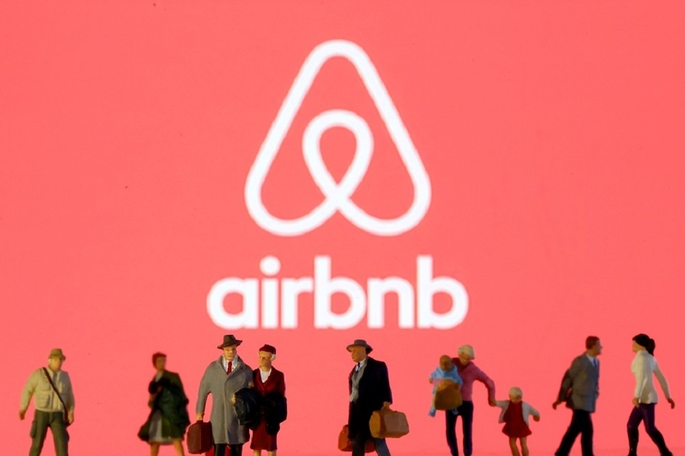 Airbnb 的商標。（湯森路透）
