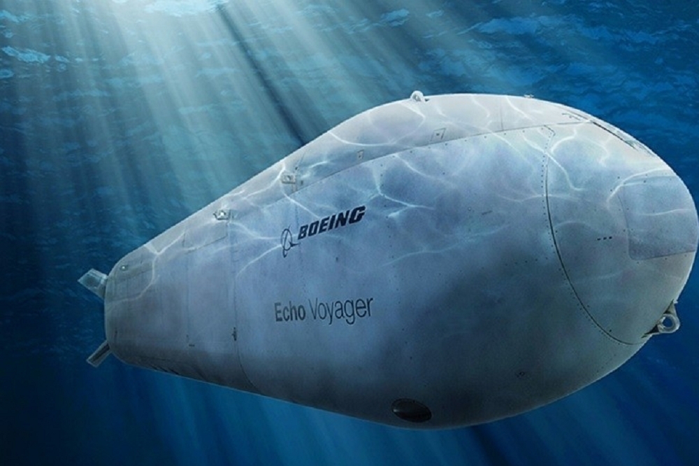 國防部委中科院以「慧龍專案」代號打造水下無人載具測試平台，為發展無人潛艦準備。圖為美軍殺人鯨無人潛艇。（取自波音公司）