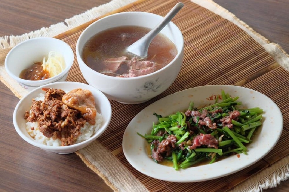 台南著名的牛肉湯及牛肉料理（取自台南旅遊粉絲專頁）