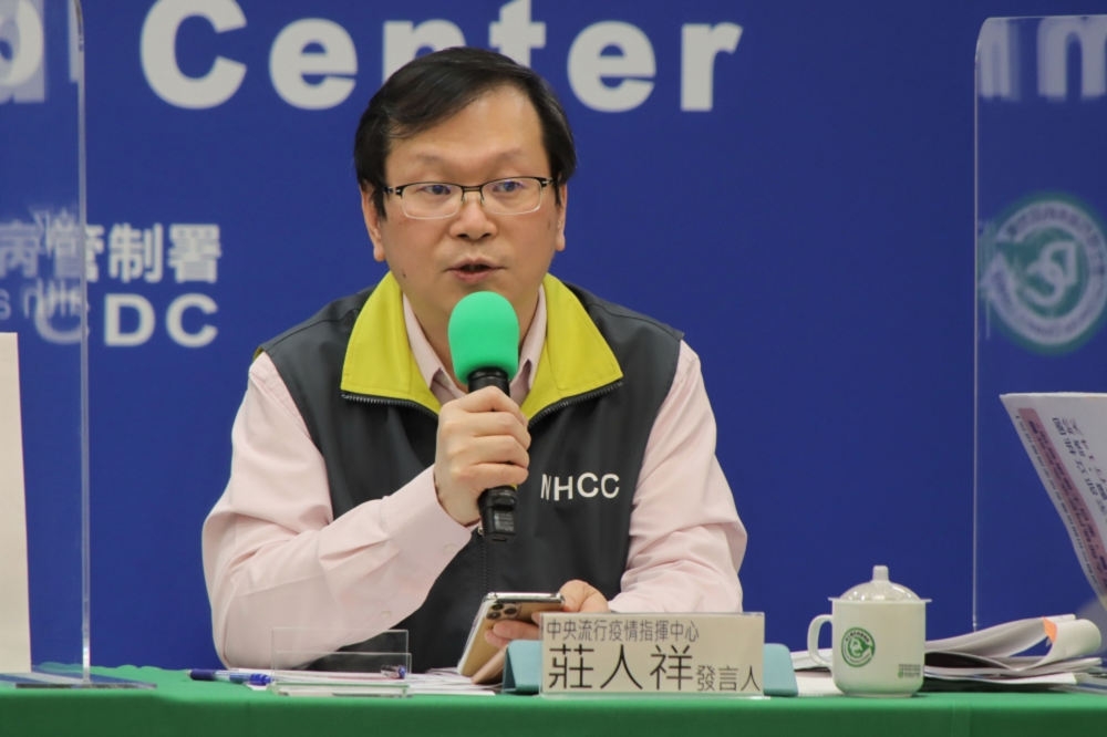 針對台灣輸出中國廈門的個案，指揮中心發言人莊人祥表示，細節還不清楚，連絡上中方還須做接觸者調查釐清。（指揮中心提供）