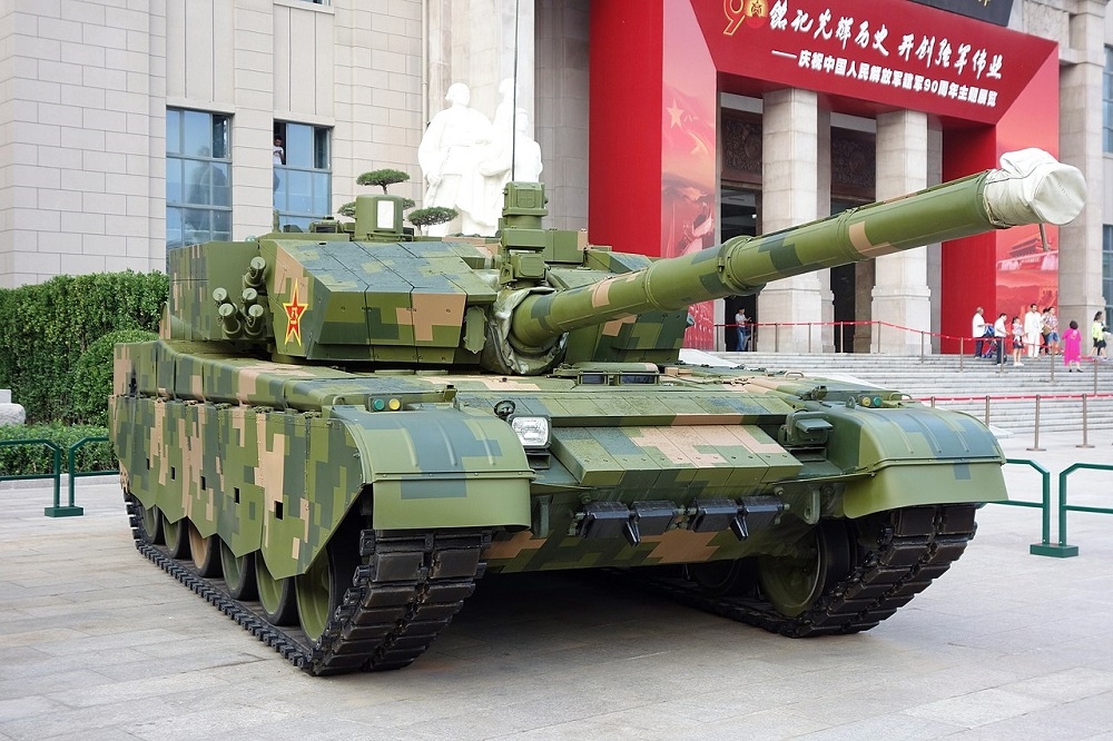 中國人民革命軍事博物館展出的99A式坦克。（擷取自維基百科，由網友「Tyg728 」分享）