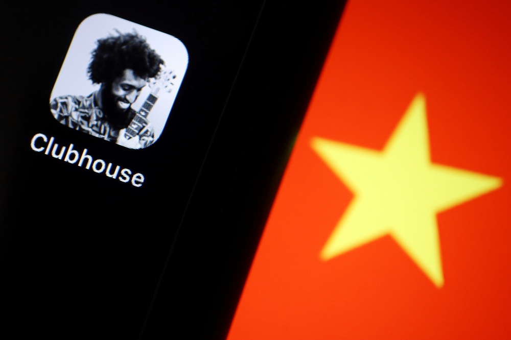 快速爆紅的新平台Clubhouse也擋不住被中國封鎖的命運。（湯森路透）