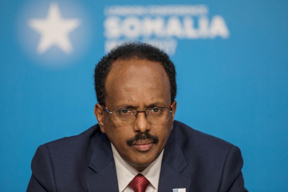 索馬利亞總統法馬喬。（湯森路透）