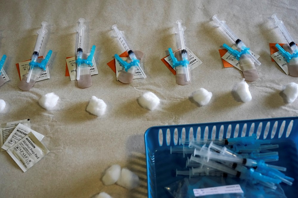 台湾将获得美国药厂莫德纳疫苗。（汤森路透）(photo:UpMedia)