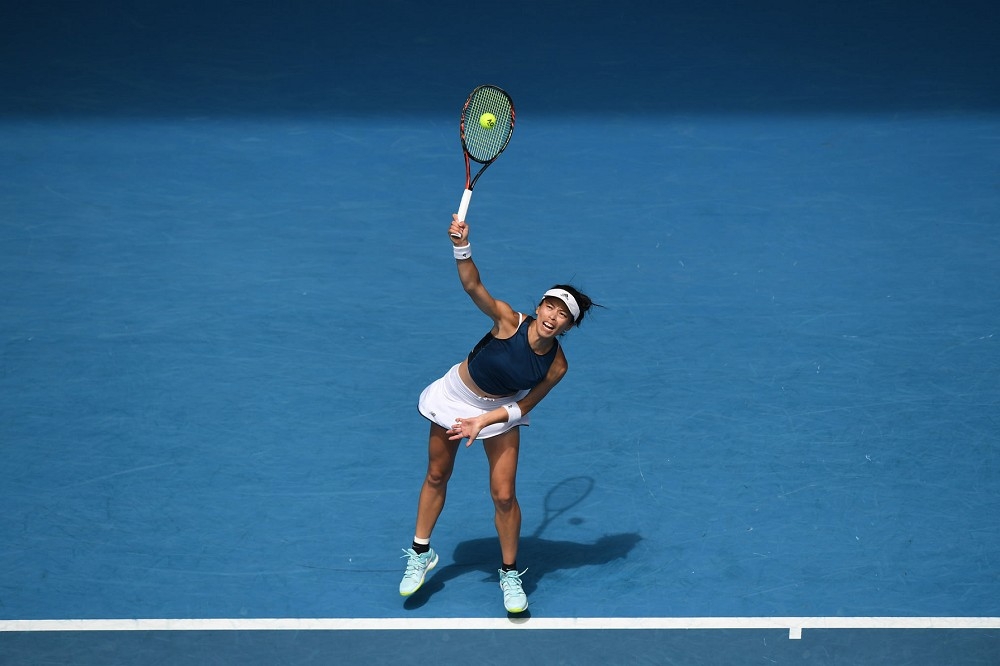 台灣一姊謝淑薇在2021年澳洲網球公開賽中，上午台灣時間早上九點半，對上世界排名第3的日本選手大坂直美搶八強門票。（取自Australian Open臉書）