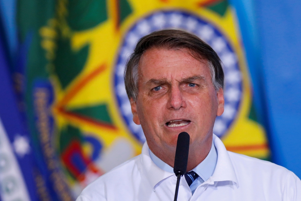 巴西現任總統波索納洛。（湯森路透）