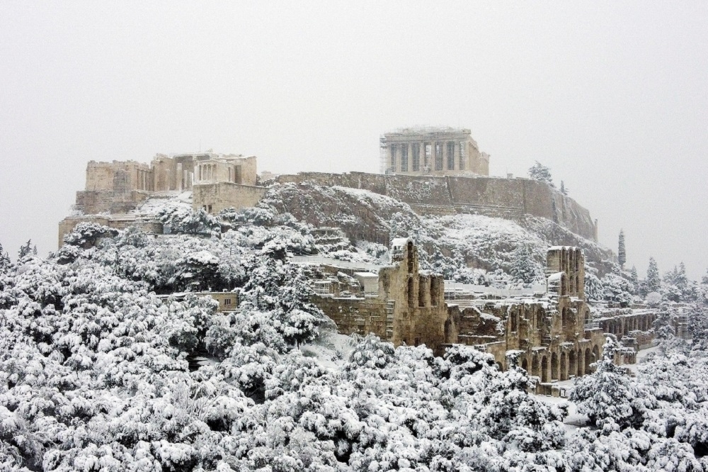位於希臘首都雅典的帕德嫩神廟。（湯森路透）