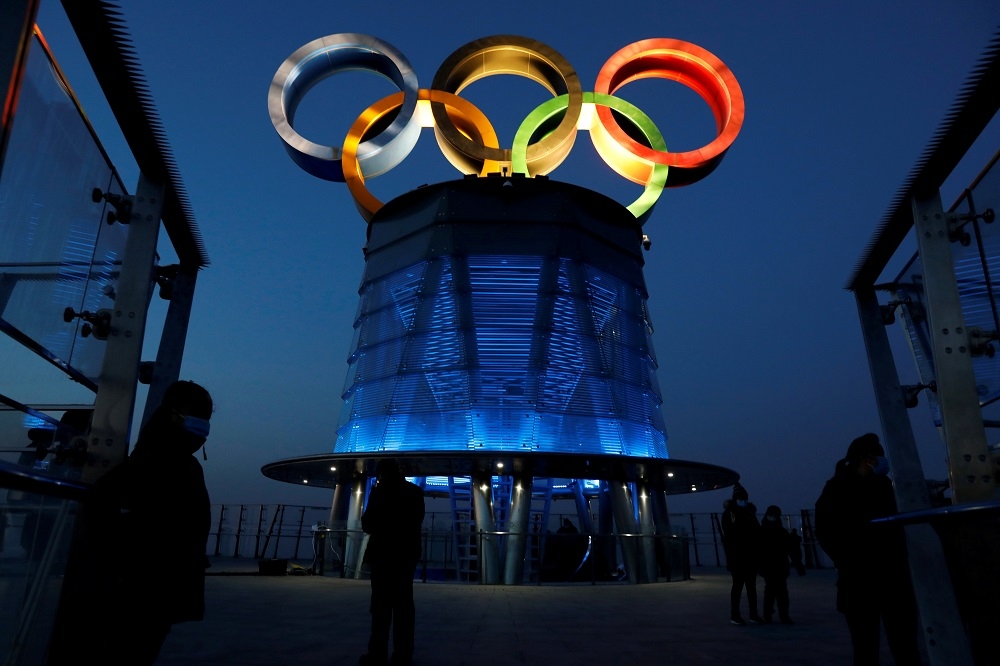北京奧運塔。（湯森路透）