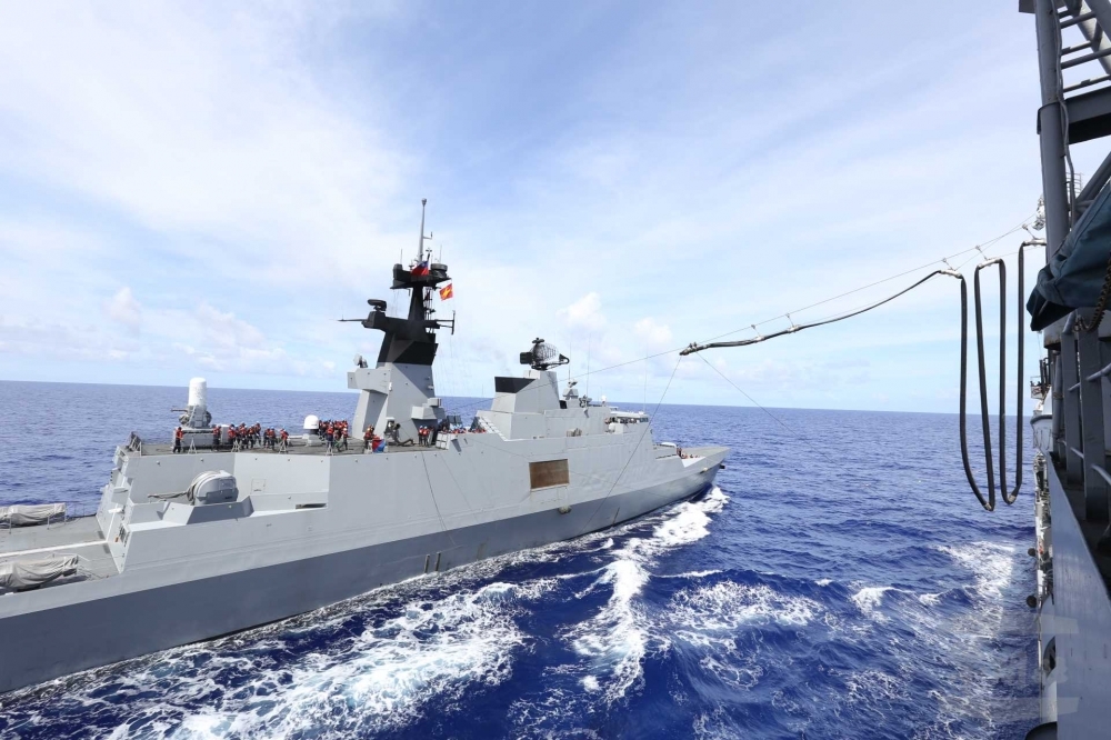 據指出，海軍康定級拉法葉巡防艦（圖）防空系統與戰鬥系統提升案，將由中科院擔任主合約商與法商Thales合作執行。（國防部提供）