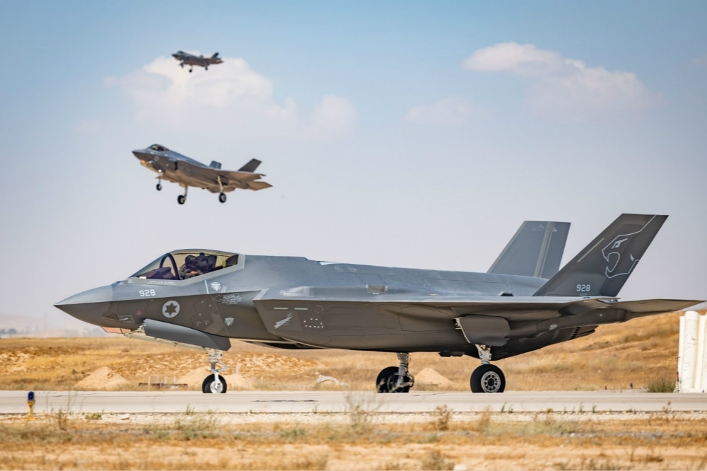 以色列現役最新型F-35I戰機準備升空。（圖片取自以色列空軍）