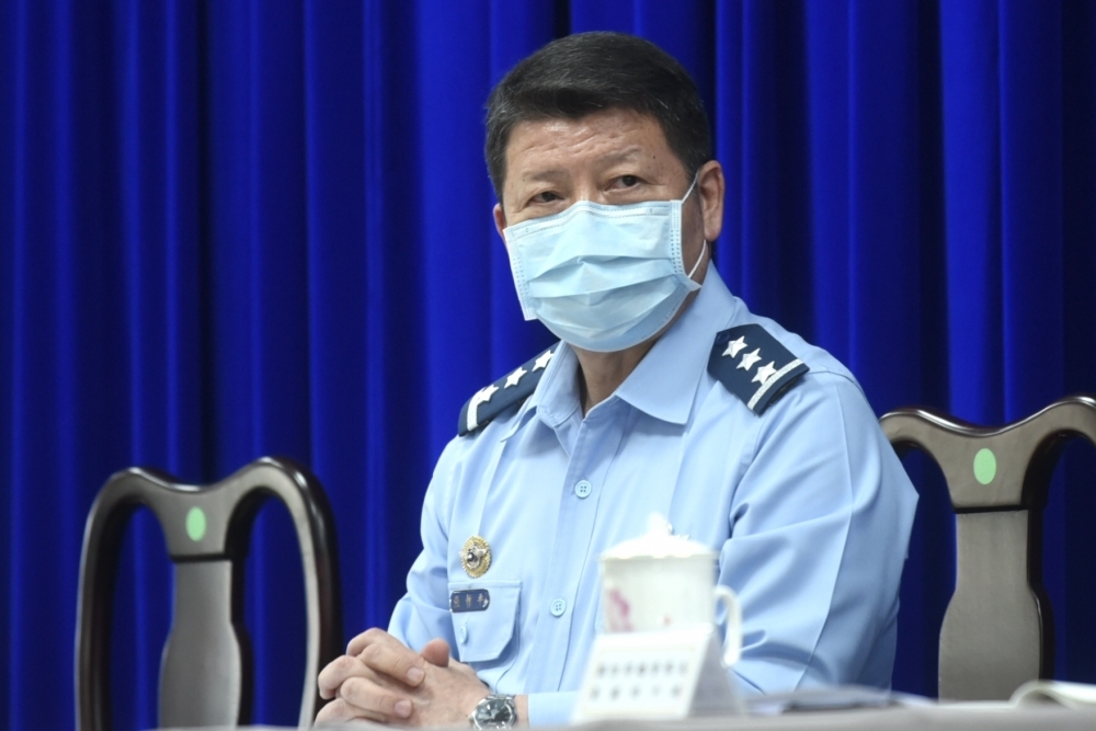 現任參謀總長黃曙光7月1日屆齡退伍後，軍政副部長空軍上將張哲平出任參謀總長機率最高。（資料照片／蔣銀珊攝）