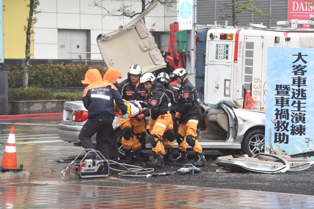 國防部2日説明民安7號演習，將於3月至5月間由台北市等6個直轄市及嘉義市等5個縣市政府辦理，預於3月11日起由嘉義市政府辦理今年第1場次。圖僅為示意。（資料照片／鄭宇騏攝）