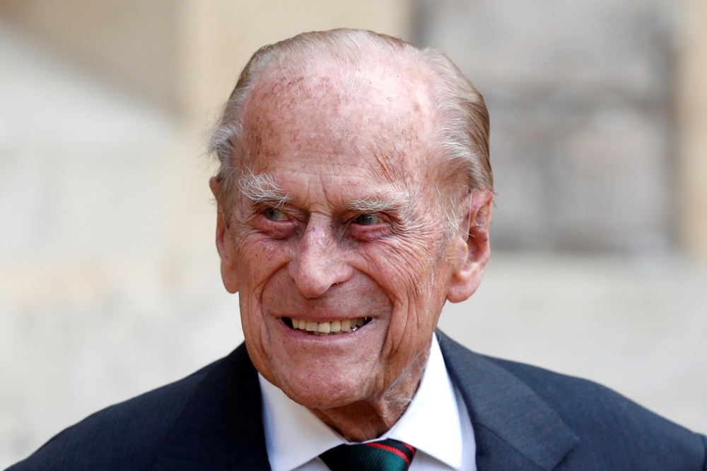 現年高齡99歲的英國菲利普親王。（湯森路透）
