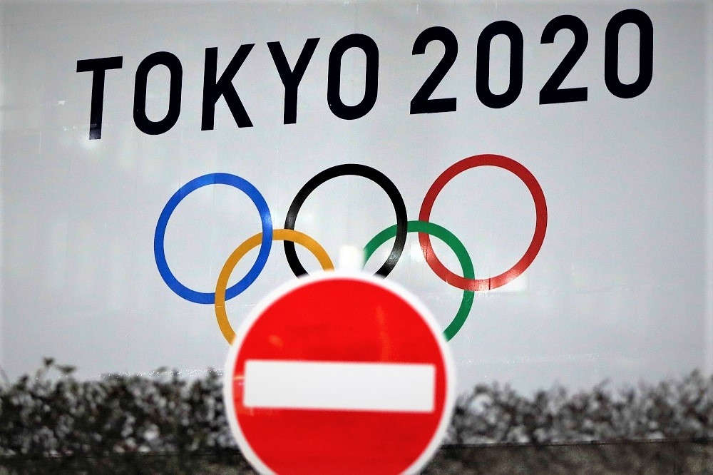 東京奧運開幕式閉門舉行。（湯森路透）