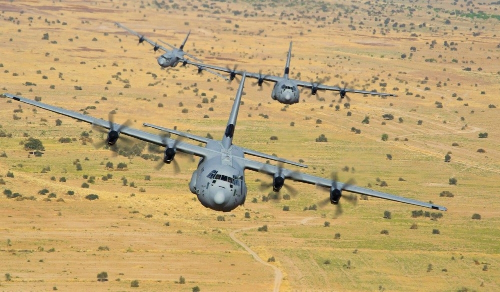 海巡署評估規劃「航空分署」下轄12架定翼機，含4架洛馬C-130J型運輸機（圖為Super Hercules）及8架畢琪King Air 350ER飛機。（取自洛馬官網）