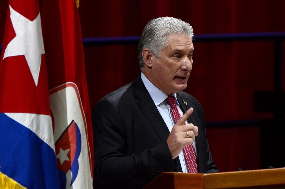 古巴新任總統卡奈（Miguel Díaz-Canel）。（湯森路透）