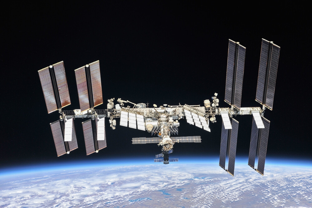 國際太空站的全貌。（圖片取自美國航太總署）
