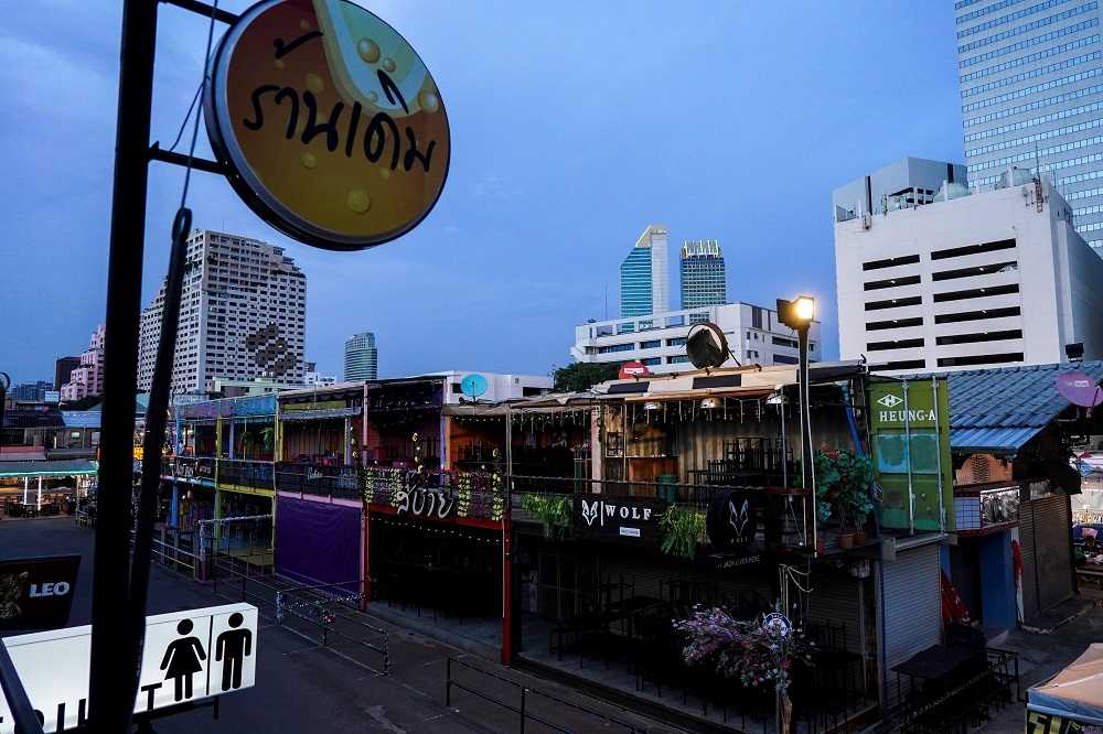 曼谷因疫情緊急關閉31處公眾場所。 （湯森路透）