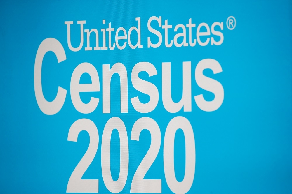 美國公布2020年人口普查報告。（湯森路透）
