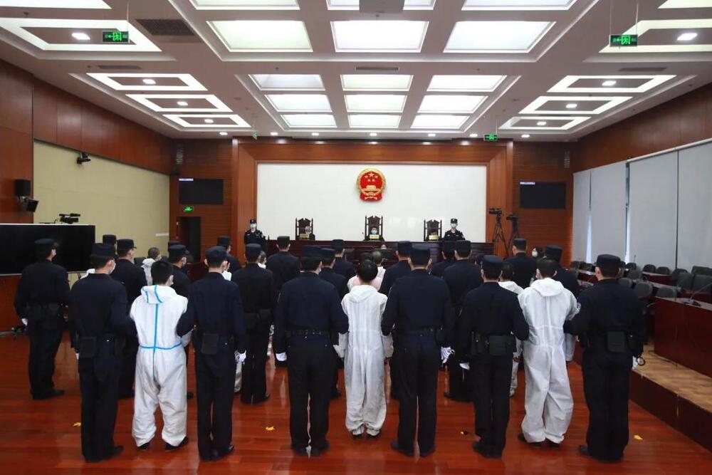 北京市海淀區法院16日對多名台籍詐騙犯宣判。（圖片取自法院官網）