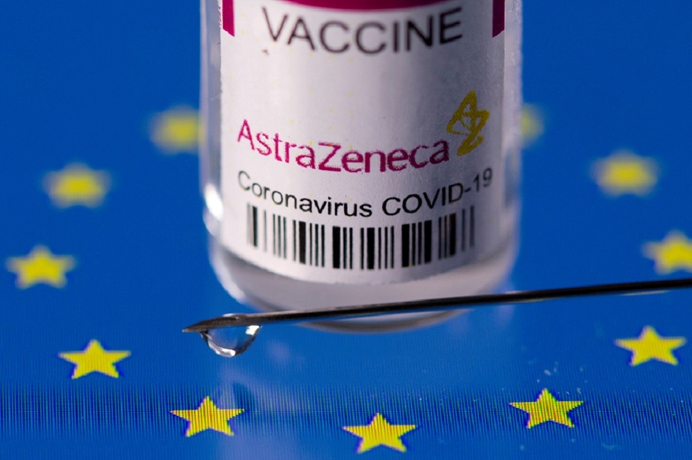 歐盟指控中俄媒體抹黑西方疫苗。（湯森路透）