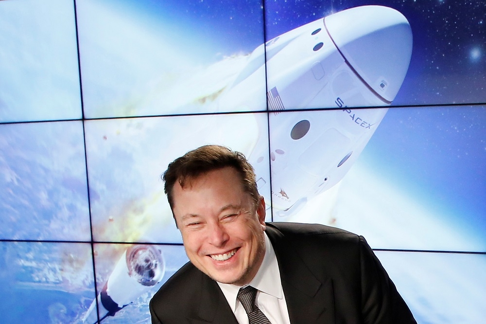 特斯拉、Space X創辦人馬斯克（Elon Musk）。（湯森路透）