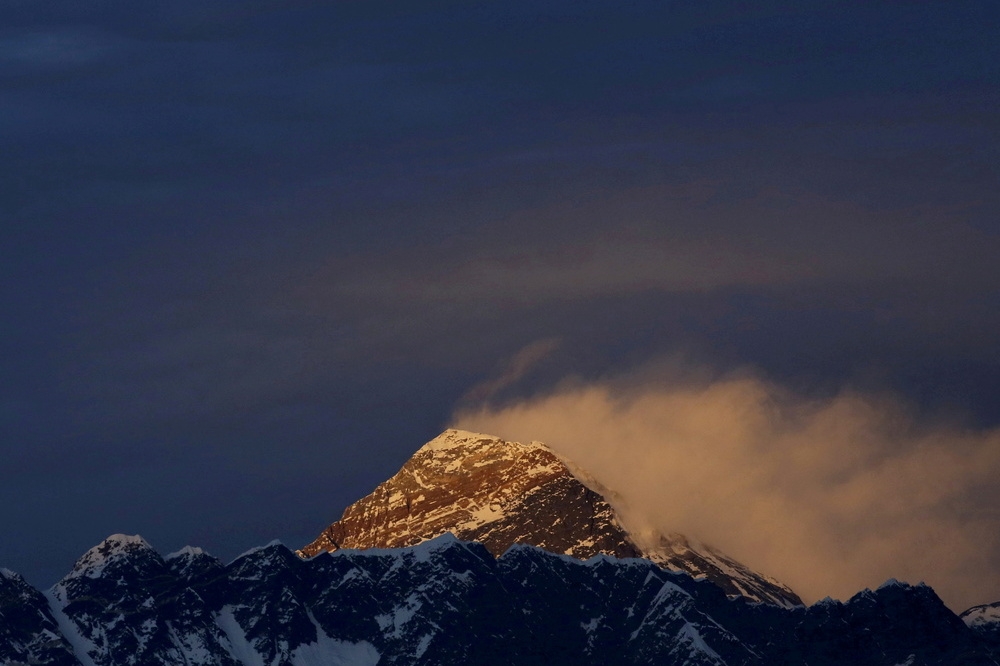 喜馬拉雅山聖母峰。（湯森路透）