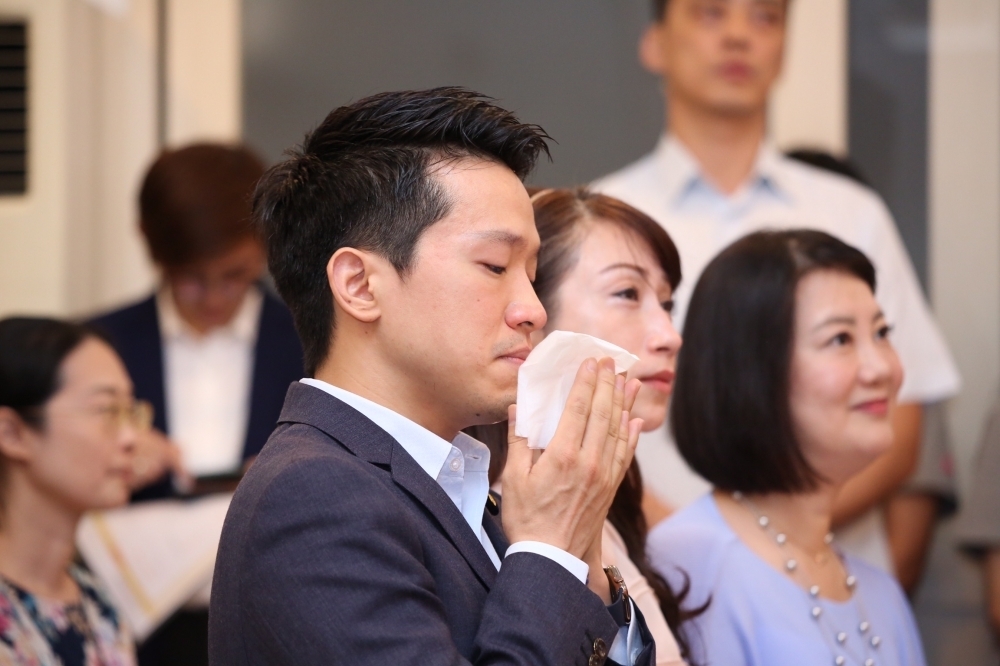 昨天台灣那個四十多歲的死亡案例，是民進黨立委何志偉的助理。（資料照片／攝影：蔣銀珊）