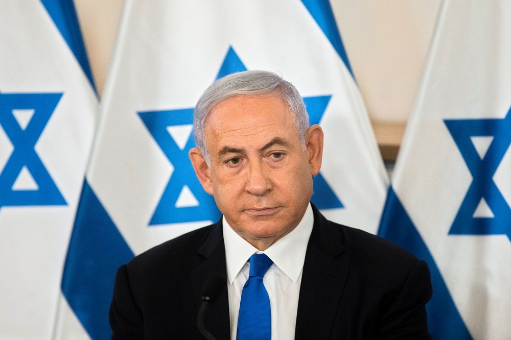 以色列總理納坦雅胡執政12年後，大位不保。（湯森路透）