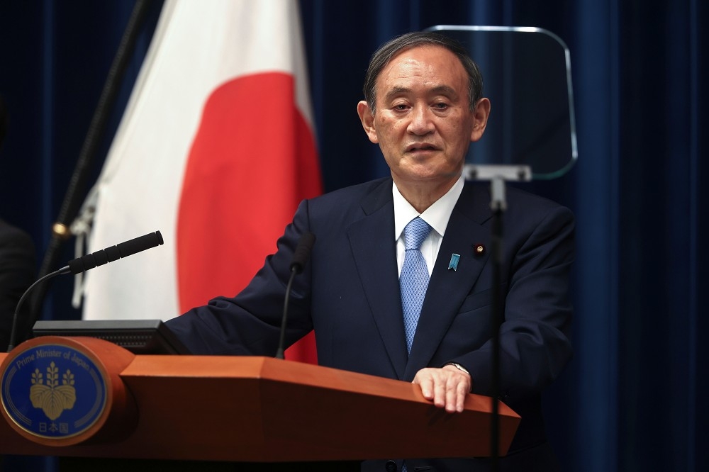 日本首相菅義偉稱台灣為國家。（湯森路透）