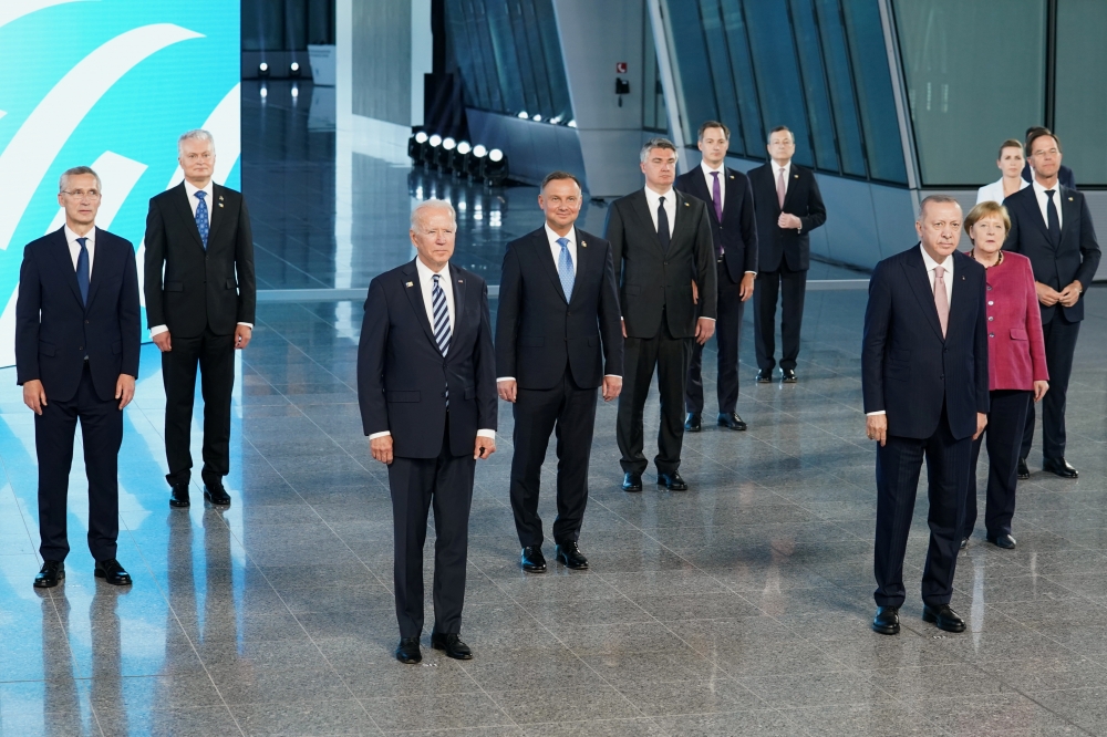 北大西洋公約組織（NATO）14日召開峰會。（湯森路透）