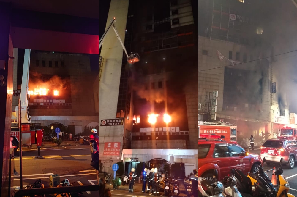 彰化喬友大樓防疫旅館發生大火造成4死慘劇。（擷取自臉書社團「彰化人彰化事」）