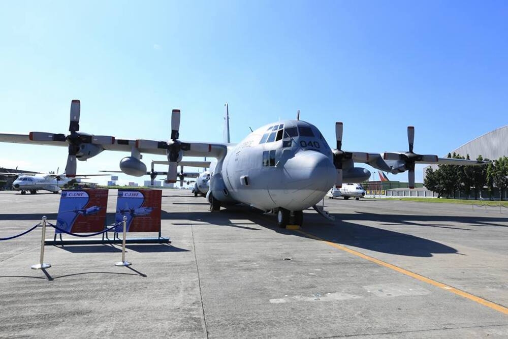 最新運抵菲律賓的C-130運輸機。（圖片取自菲律賓國防部）