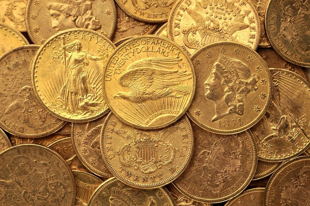 （2010 © Portable Antiquities Scheme , American gold coins @ Flickr, CC BY-SA 2.0.）