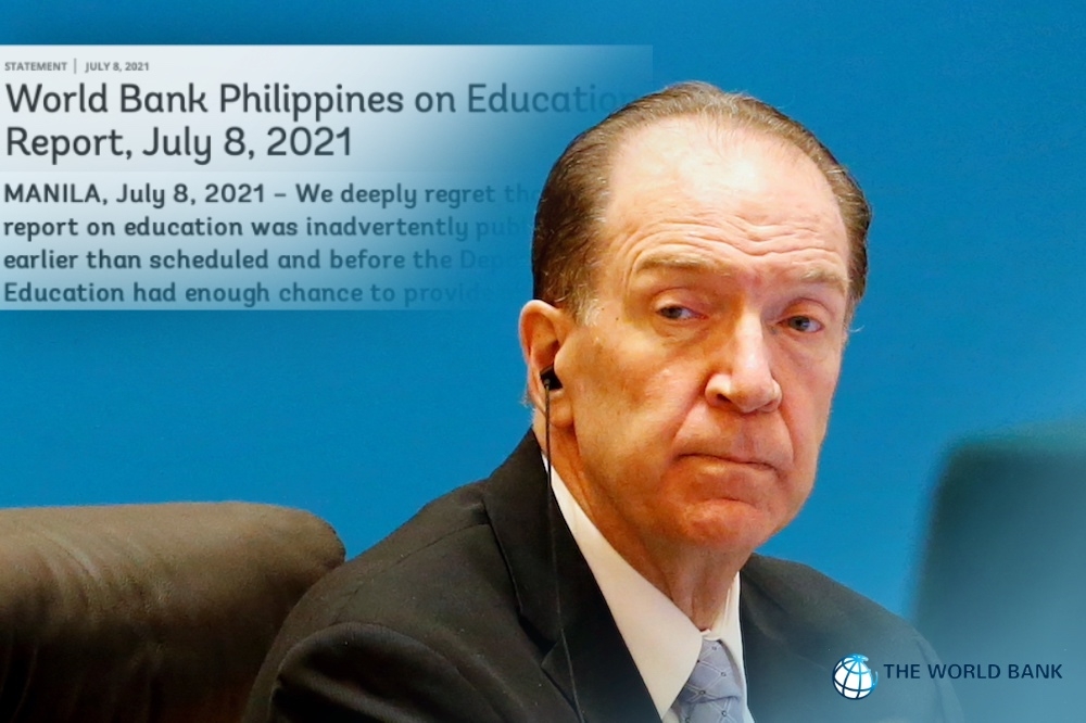 世界銀行過早發布教育成效報告向菲律賓道歉。圖為世界銀行行長馬爾帕斯（David Malpass）。（湯森路透、世界銀行官網）