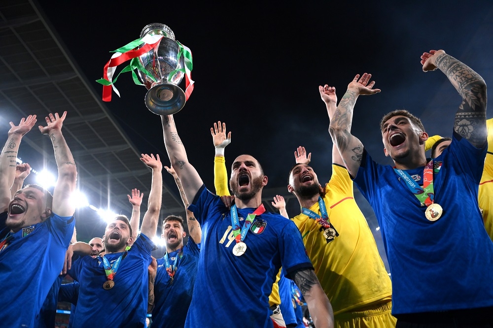 义大利拿下欧洲盃的冠军宝座。（汤森路透）(photo:UpMedia)