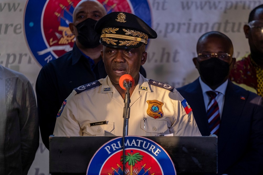 海地警察總長Léon Charles。（湯森路透）