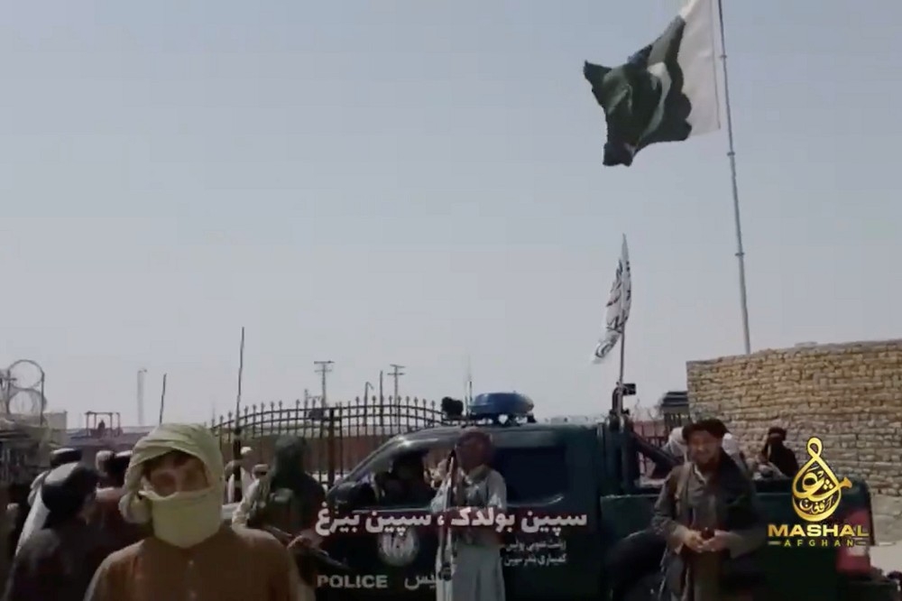 神学士夺下阿富汗邻巴基斯坦第二大关卡。（汤森路透）(photo:UpMedia)