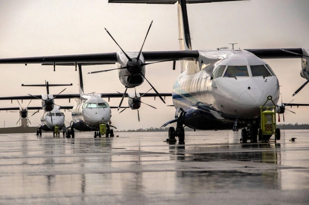 松山機場15日上午出現1架美軍C-146A行政專機，短暫降落停留後隨即起飛離去。圖為同型機。（取自美國空軍官網）